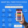 Automatic School Bell Management System 6 Seasons 32 Bells/Day Unlimited Holidays